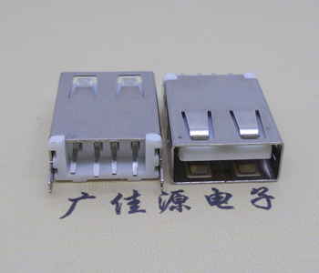泰州USB AF立式 直插 加长款17.5MM 大电流3A插座
