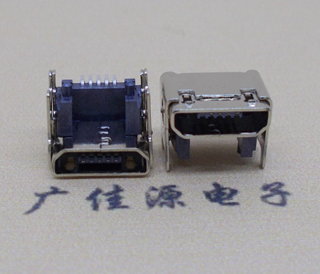 泰州MICRO USB 5P母座 SMT垫高 L=4.15双壳